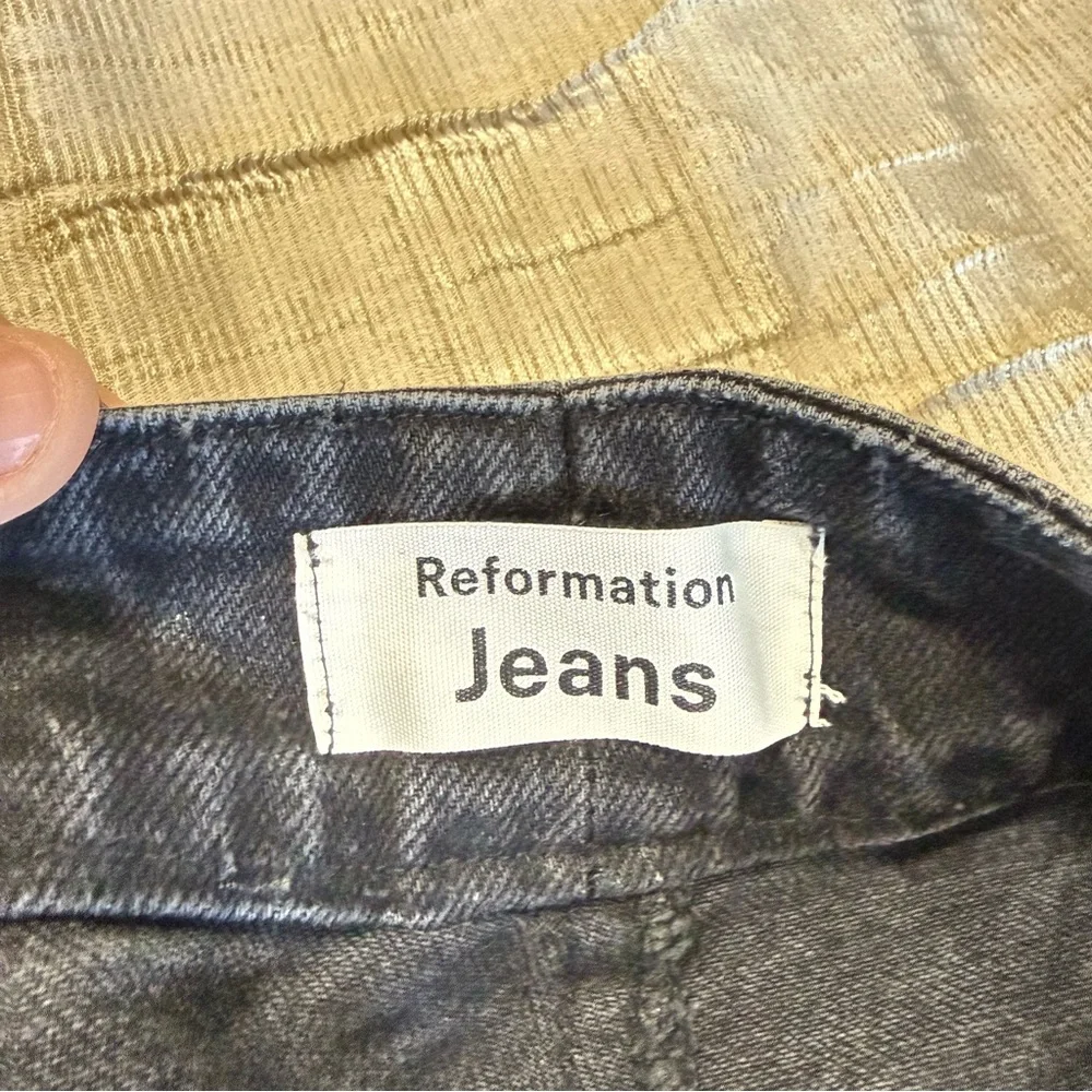 Reformation Kaylah high  Black Skinny Jeans size 30 - Picture 7 of 10